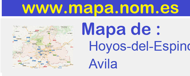 mapa de  Hoyos-del-Espino