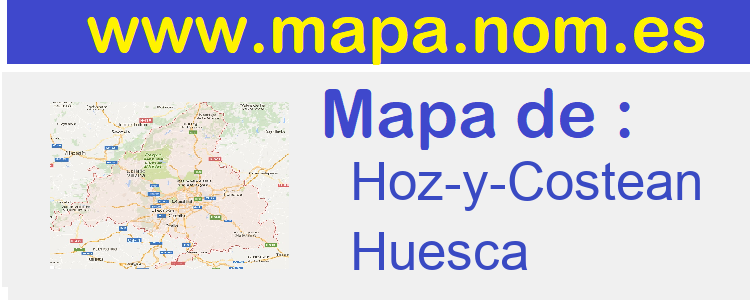 mapa de  Hoz-y-Costean