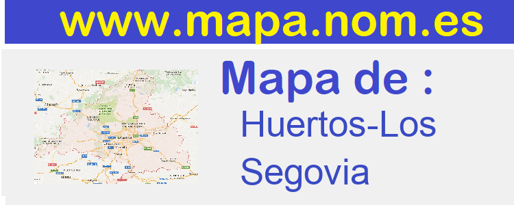mapa de  Huertos-Los