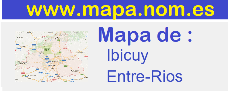 mapa de  Ibicuy