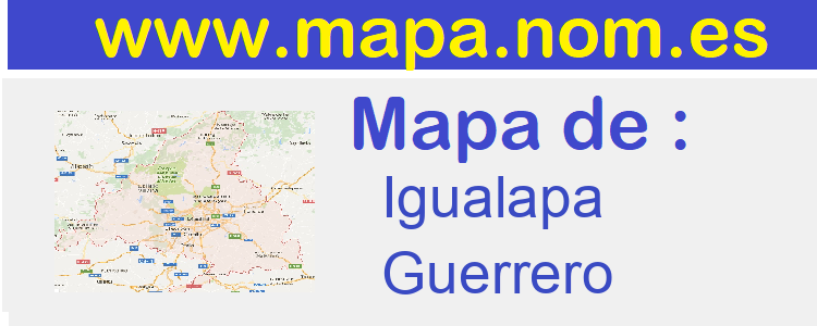 mapa de  Igualapa