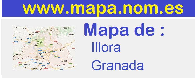 mapa de  Illora