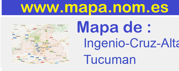 mapa de  Ingenio-Cruz-Alta