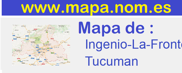 mapa de  Ingenio-La-Fronterita