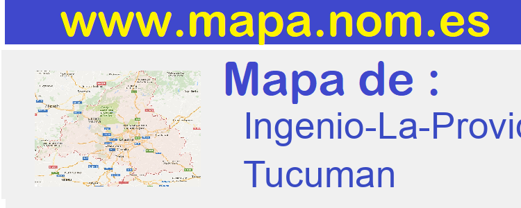 mapa de  Ingenio-La-Providencia