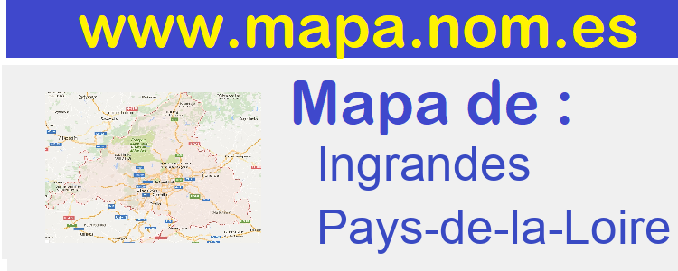 mapa de  Ingrandes