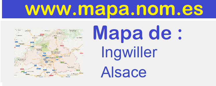mapa de  Ingwiller