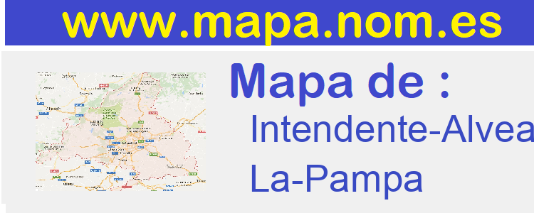 mapa de  Intendente-Alvear