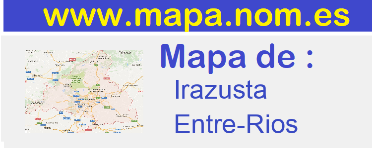 mapa de  Irazusta