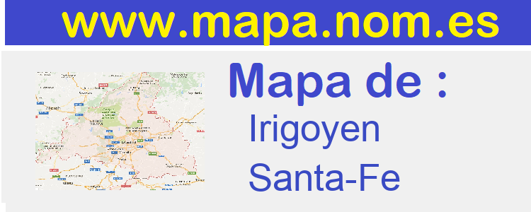 mapa de  Irigoyen