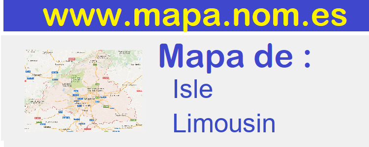 mapa de  Isle