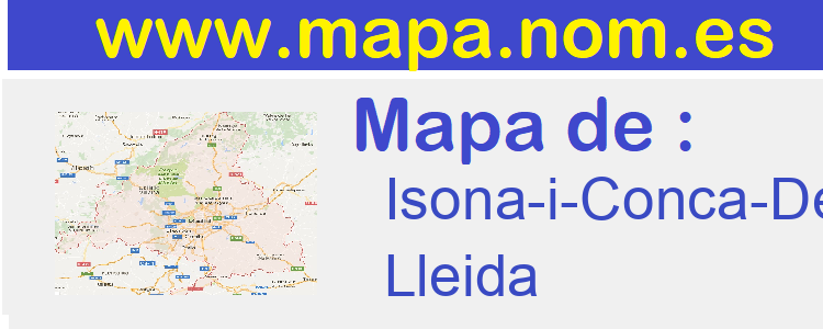 mapa de Isona-i-Conca-Della