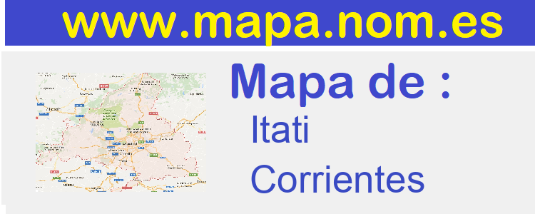 mapa de  Itati