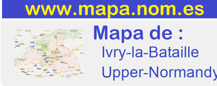 mapa de  Ivry-la-Bataille