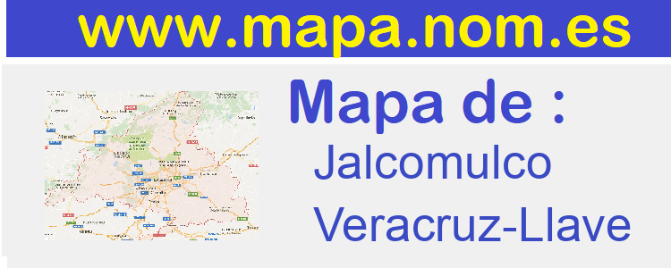mapa de  Jalcomulco