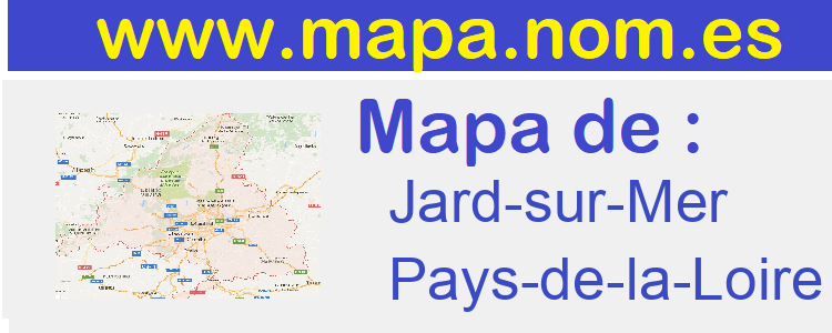 mapa de  Jard-sur-Mer