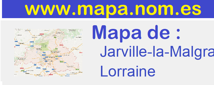 mapa de  Jarville-la-Malgrange