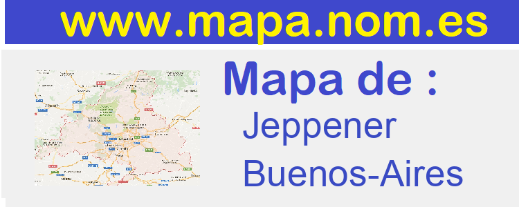 mapa de  Jeppener