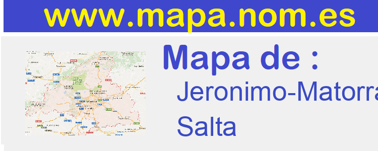 mapa de  Jeronimo-Matorras