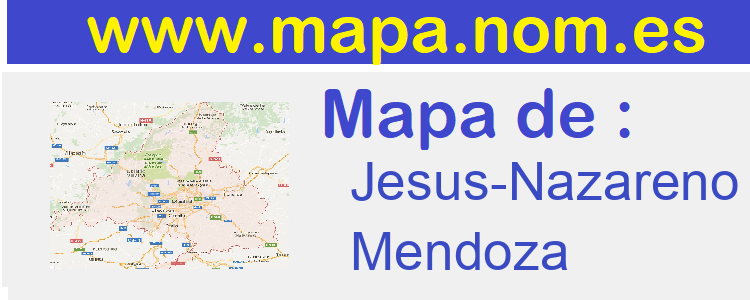 mapa de  Jesus-Nazareno
