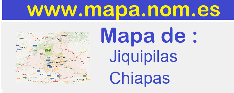 mapa de  Jiquipilas