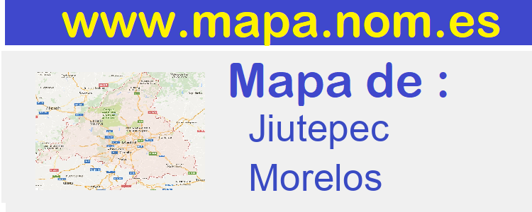 mapa de  Jiutepec