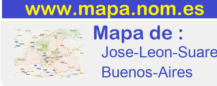 mapa de  Jose-Leon-Suarez