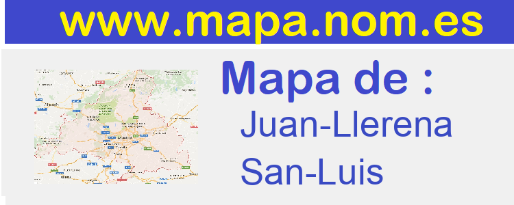 mapa de  Juan-Llerena