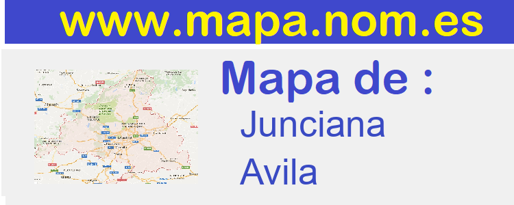 mapa de  Junciana
