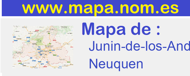 mapa de  Junin-de-los-Andes