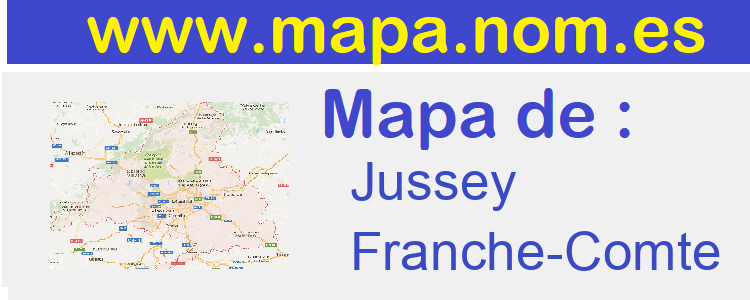 mapa de  Jussey