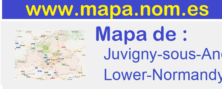 mapa de  Juvigny-sous-Andaine