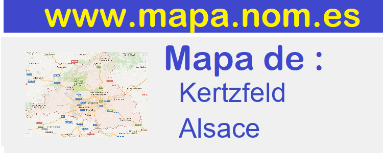 mapa de  Kertzfeld