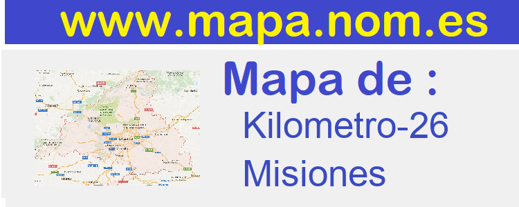 mapa de  Kilometro-26