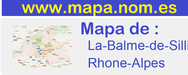 mapa de  La-Balme-de-Sillingy