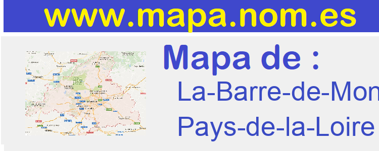 mapa de  La-Barre-de-Monts