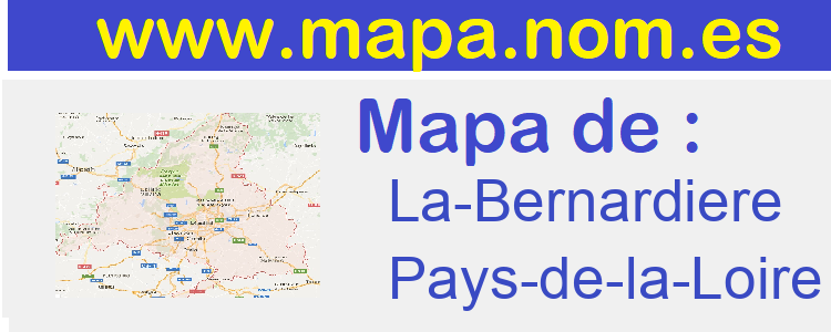 mapa de  La-Bernardiere