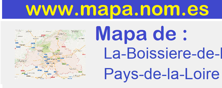 mapa de  La-Boissiere-de-Montaigu