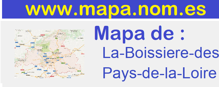 mapa de  La-Boissiere-des-Landes