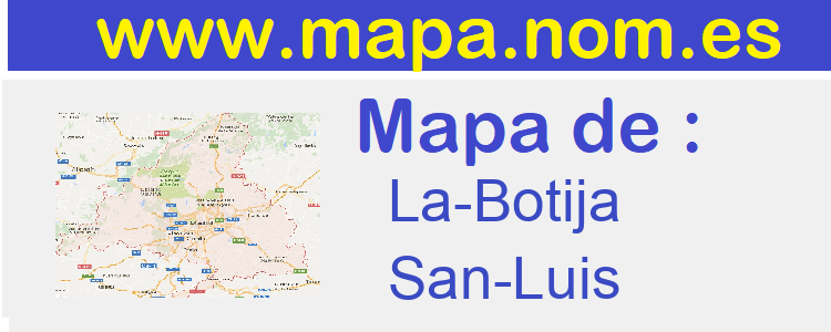 mapa de  La-Botija