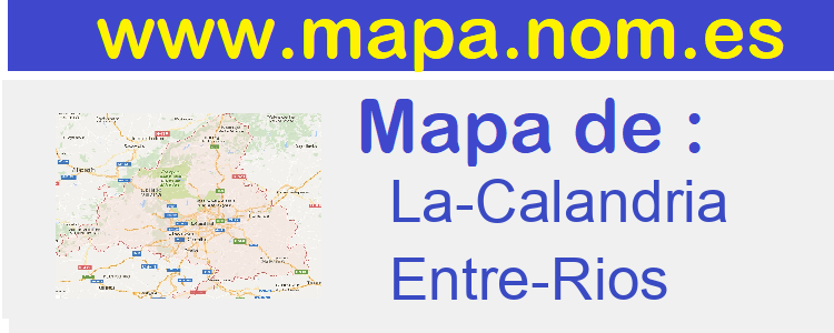 mapa de  La-Calandria
