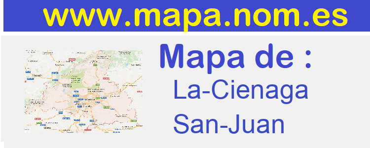 mapa de  La-Cienaga