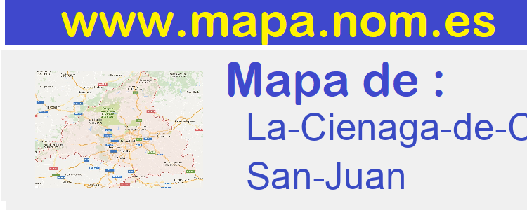 mapa de  La-Cienaga-de-Cumillango