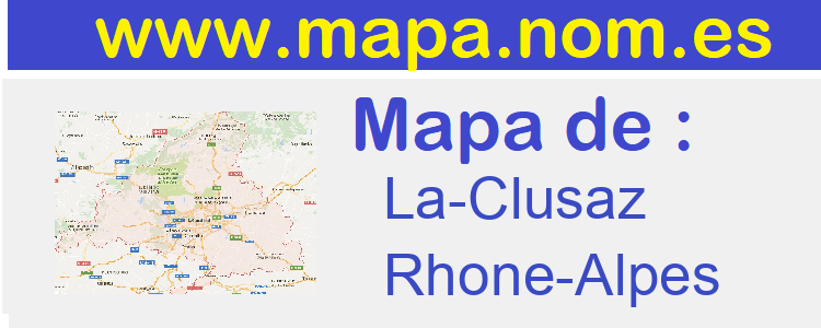 mapa de  La-Clusaz