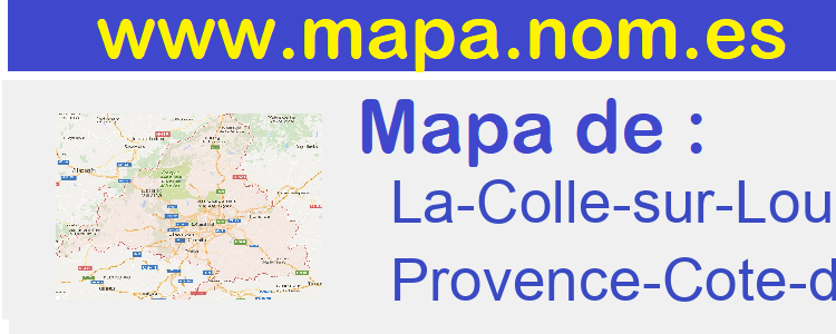 mapa de  La-Colle-sur-Loup