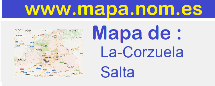 mapa de  La-Corzuela
