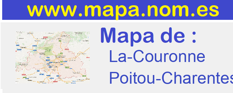 mapa de  La-Couronne