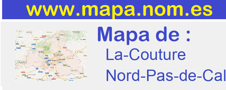 mapa de  La-Couture