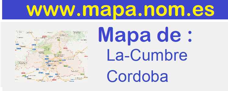 mapa de  La-Cumbre
