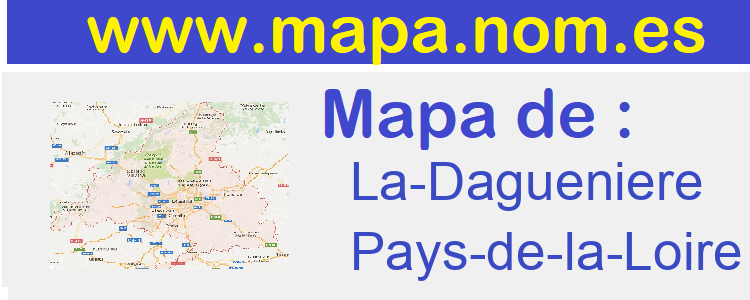 mapa de  La-Dagueniere